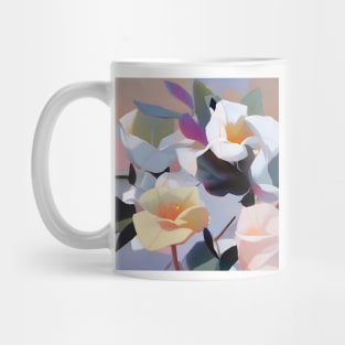 Pastel Roses Bouquet Mug